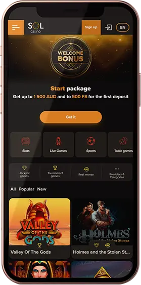Sol Casino Mobile Version